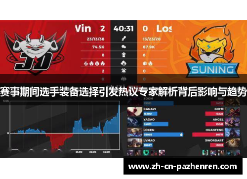 赛事期间选手装备选择引发热议专家解析背后影响与趋势